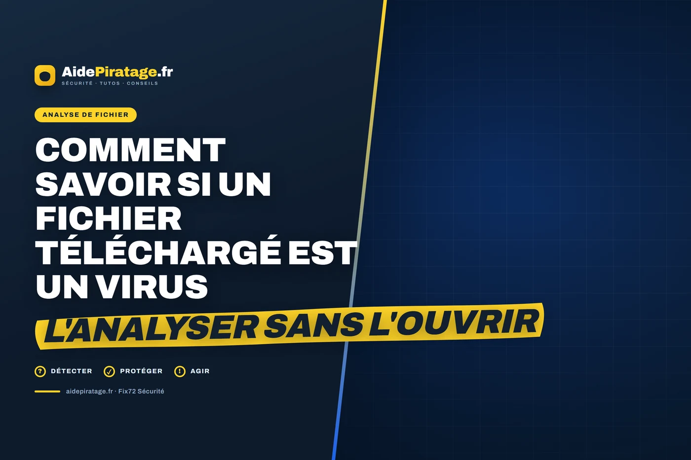 Illustration : un fichier téléchargé passé au crible avant d'être ouvert