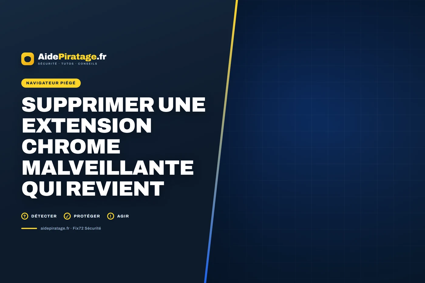 Illustration : la liste des extensions d'un navigateur affichée sur un écran d'ordinateur