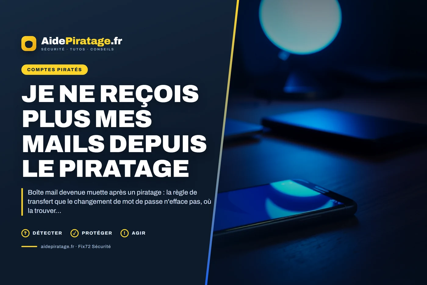 Illustration : du courrier détourné avant d'arriver dans la boîte de réception